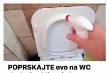 POPRSKAJTE ovo na WC dasku i zablistaće kao nova: Žute mrlje i prljavština nestaje ODMAH!