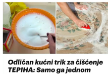 0dličan kućni trik za čišćenje TEPIHA: Samo ga 1 protrljajte i prljavština I mrlje će nestati!