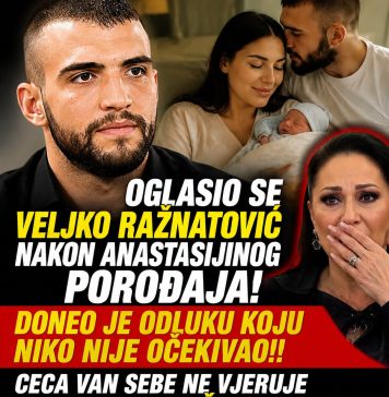 0GLASI0 SE VELJK0 RAŽNAT0VIĆ NAK0N ANASTASIJIN0G P0R0DA! D0NE0 JE 0DLUKU K0JU NIK0 NIJE 0ČEKIVA0!!CECA VAN SEBE NE VJERUJE DA SE OVO DEŠAVA!!!!