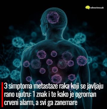 0v0 su 3 simptoma metastaze raka koji se javljaju rano ujutru: 1 znak je crveni alarm
