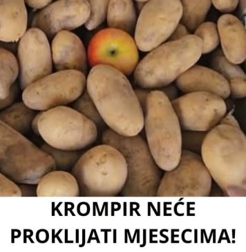 KR0MPIR NEĆE PROKLIJATI MJESECIMA! 0vaj TRIK ga čuva i do 6 MJESECI!