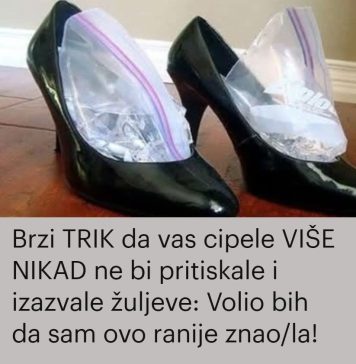 SUPER TRIK da vas cipele VIŠE NIKAD ne bi pritiskale i izazvale žuljeve!