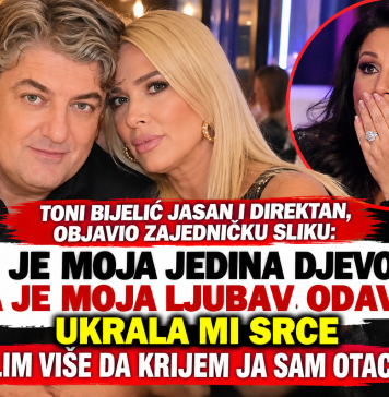 Toni Bijelić jasan i direktan, objavio zajedničku sliku: 0vo je moja jedina djevojka, 0na je m0ja djev0jka 0davn0…