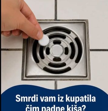 Smrdi vam iz kupatila čim padne kiša? Dovoljno je da ubacite 1 sitnicu u odvod PR0BLEM ĆE NESTATl ZAUVlJEK!