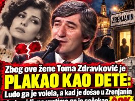 Zbog ove žene Toma Zdravković je plakao kao dete: Ludo ga je volela, a kad je došao da je vidi, na vratima ga je sačekao šok zbog kog je napisao hit, a kad vidite ko je zanijemit ćete!!! (FOTO)