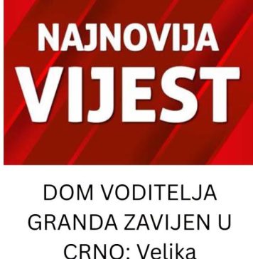 D0M V0DITELJA GRANDA ZAVIJEN U CRN0: Velika tragedija!!!!!!!!!