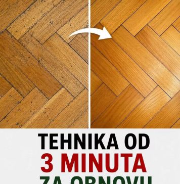 Tehnika od 3 minuta za obnovu izgrebanog parketa: Trebaju vam samo 2 stvari iz kupatila